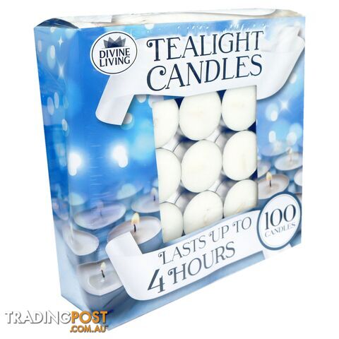 Tealight Candles 100Pk - 9328644055936