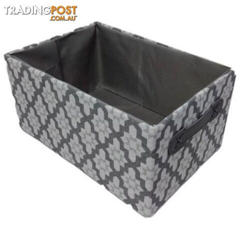 Fabric Storage Basket Sml 29x19x14cm - 800843