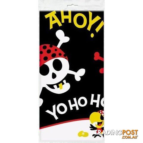 Pirate Fun Plastic Tablecover 137cm x 213cm (54 x 84) - 011179404933