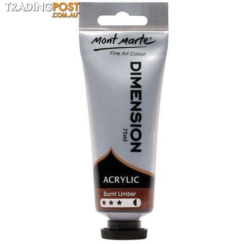 Dimension Acrylic Paint 75ml - Burnt Umber - 9328577016233