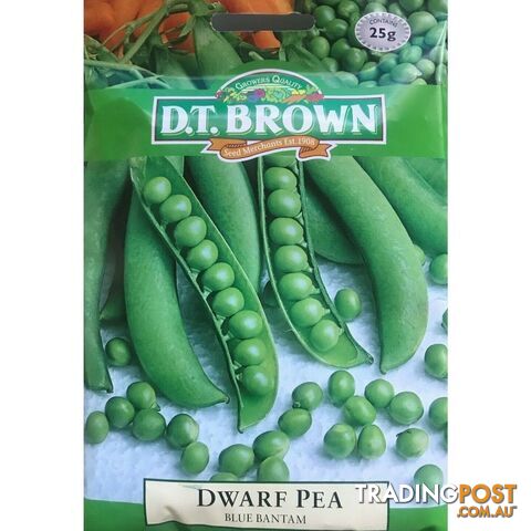 Dwarf Pea Blue Bantam Seeds - 5030075021872