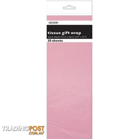 10 Tissue Sheets - Lovely Pink - 011179062881