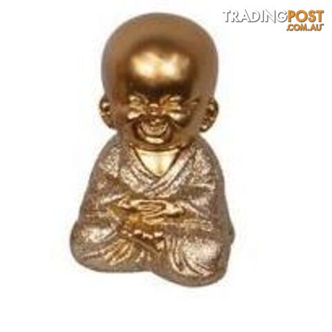 Gold Buddha Monks 6 Assorted Poses 7cm - 9319844623490