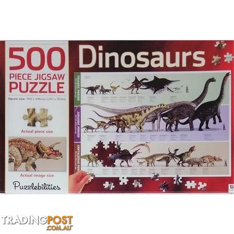 Jigsaw Dinosaur 500pcs - 9781743638613
