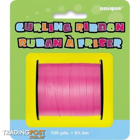 Curling Ribbon 914m 100yds - Hot Pink - 011179486298 - photo 1 of 1