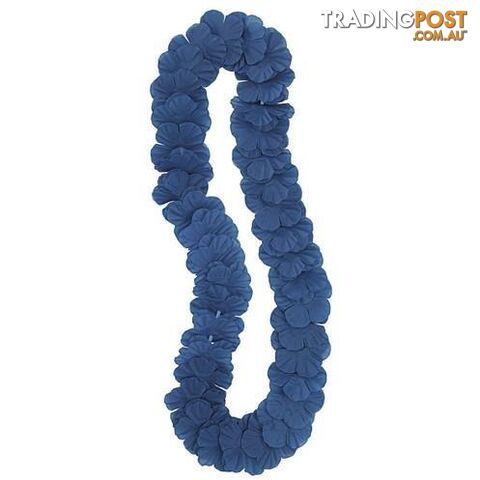 Luau Flower Lei 106cm 42 - Royal Blue - 011179191383