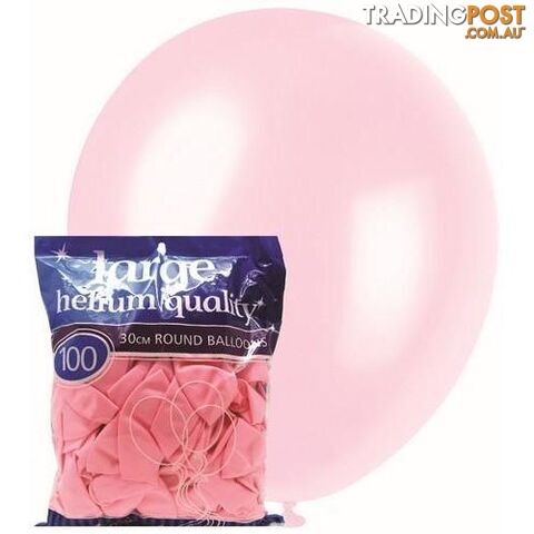 Baby Pink - 100 x 30cm (12) Decorator Balloons - 9311965012290