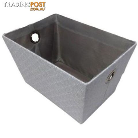 Fabric Storage Basket Sml 31x21x18cm - 800897