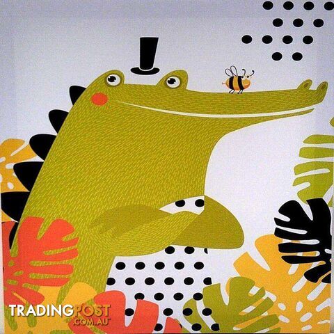 Kids Decor Canvas Prints - 40 x 40cm Crocodile - 800155