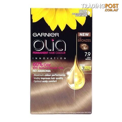 Garnier Olia Permanent Hair Colour Light Bronze - 3600541748002