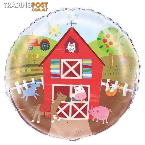 Farm Animals 45cm (18) Foil Balloon Packaged - 011179724673