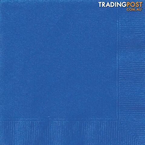 Royal Blue 20 Lunch Napkins - 011179314621
