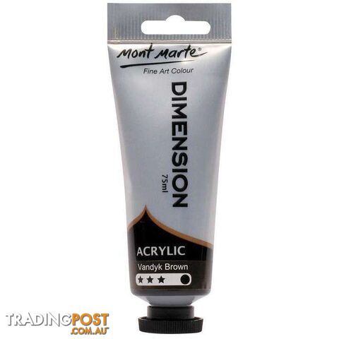 Dimension Acrylic Paint 75ml - Van Dyke Brown - 9328577016257