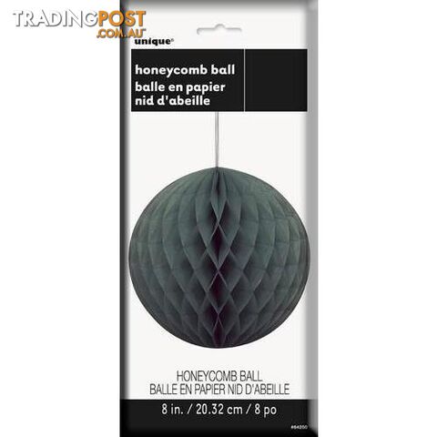 Honeycomb Ball Midnight Black 20cm (8) - 011179642502