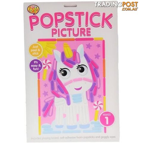 Popstick Picture Craft Kit Assorted 6 Designs - 800659