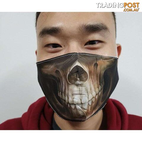 Fabric Mask Animal Jaw Skeleton - 6920200722011