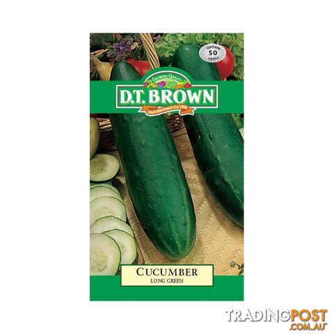 Cucumber Long Green Seeds - 5030075022190