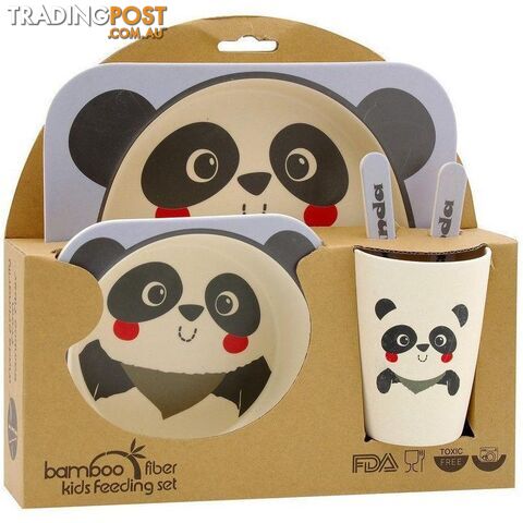 Kids Feeding Set Bamboo Fiber Panda - 801066
