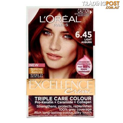 Loreal Creme Hair Colour Light Auburn - 3600522377498