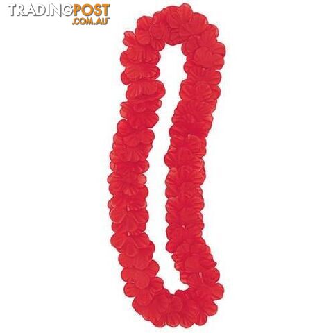 Luau Flower Lei 106cm 42 - Red - 011179191352