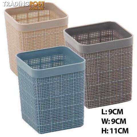 Basket For Pen Fabric Pattern 9x9x11cm - 9328644052478
