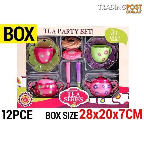 12pce Tea Party Play Set Toys - 9315892283334
