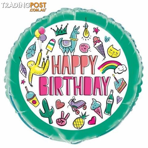 Favourite Things 45cm (18) Foil Balloon Packaged - 011179732173