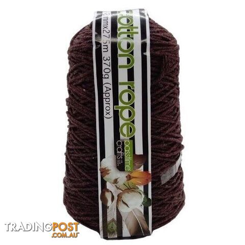 Cotton Rope Spool Brown 340g 2mmx275m - 801001