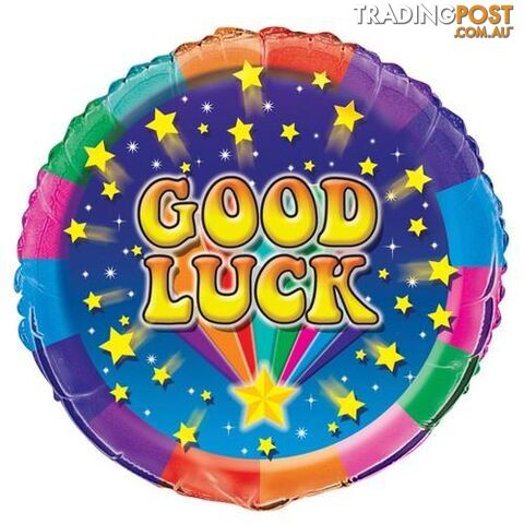 Good Luck 45cm (18) Foil Balloon Packaged - 011179530694