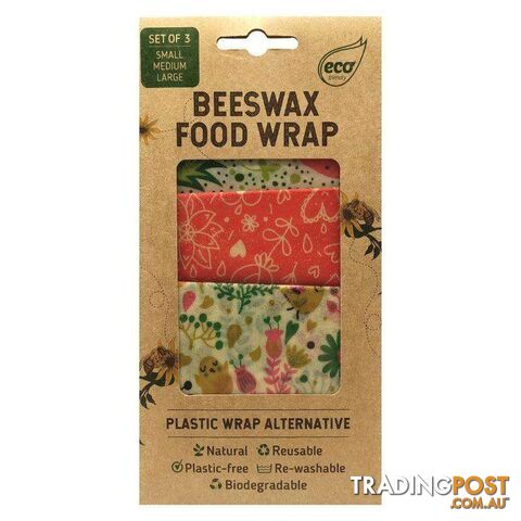 Beeswax Wrap Medium Set of 3 - 9333527579898