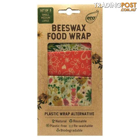 Beeswax Wrap Medium Set of 3 - 9333527579898