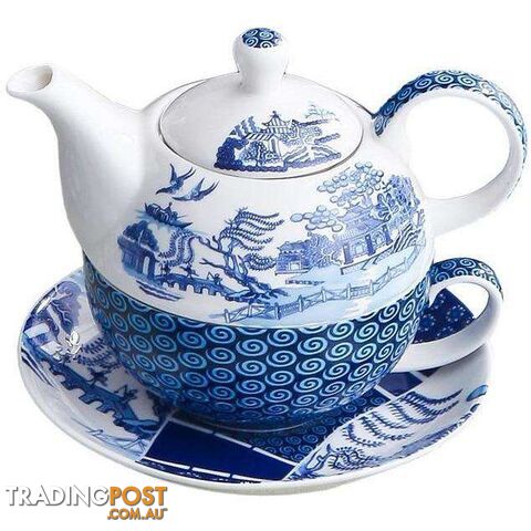 Oriental Willow Tea Pot - 9342816032259