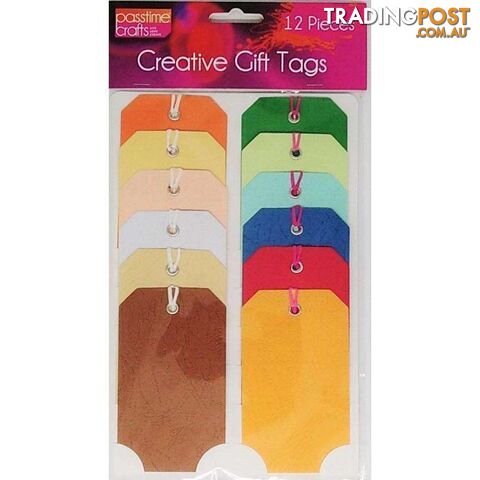 Gift Tags with String 12 Pack - 9348291001131