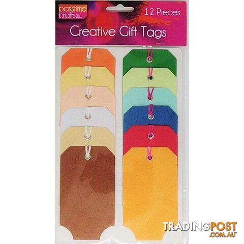 Gift Tags with String 12 Pack - 9348291001131