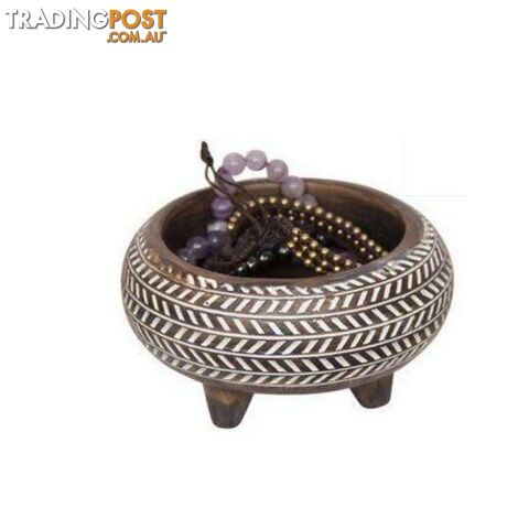 African Decor Bowl 11cm 1pce - 9319844612401