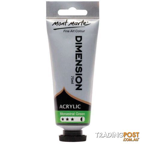 Dimension Acrylic Paint 75ml - Monastral Green - 9328577016141