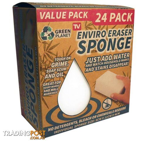 Enviro Eraser Sponge 24 Pack - 9328644056001