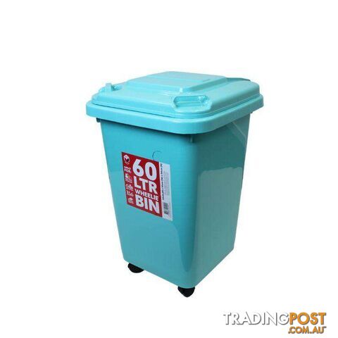 60L Wheelie Bin Bright Colours - 8858684001941 - photo 5 of 5