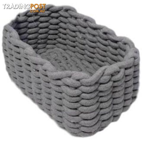 Cotton Rope Storage Basket 23x15x13cm - 800883