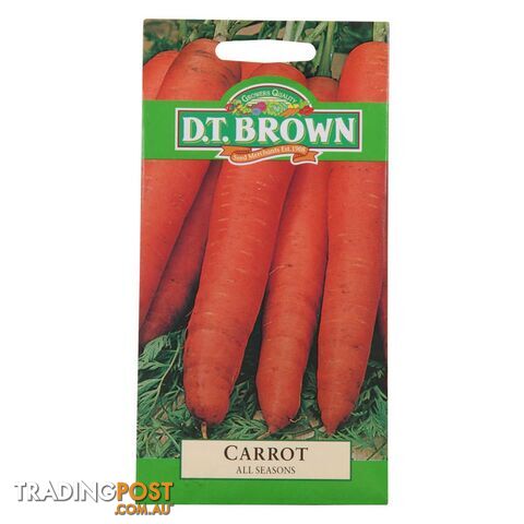 Carrot All Year Season Seeds - 5030075022527
