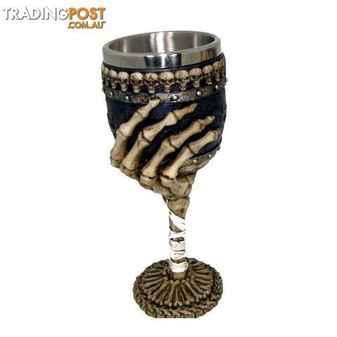 Skull Wine Goblet Gift Box - Hand - 800252