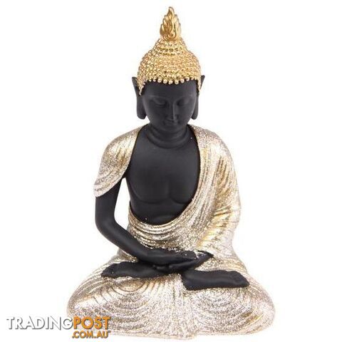 Rulai Buddha With Gold Robe 12cm - 9319844630689