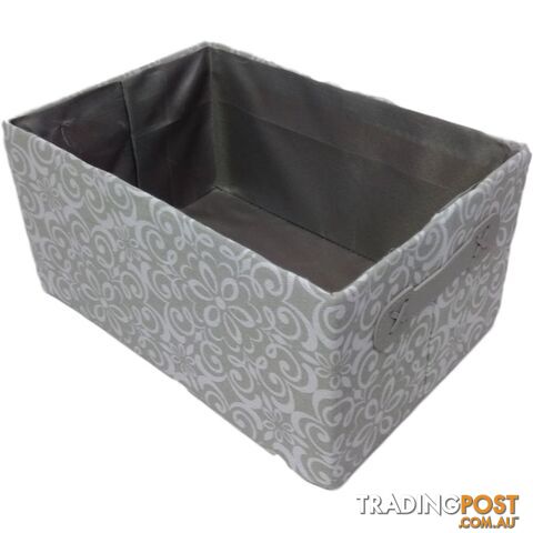 Fabric Storage Basket Sml 29x19x14cm - 800845