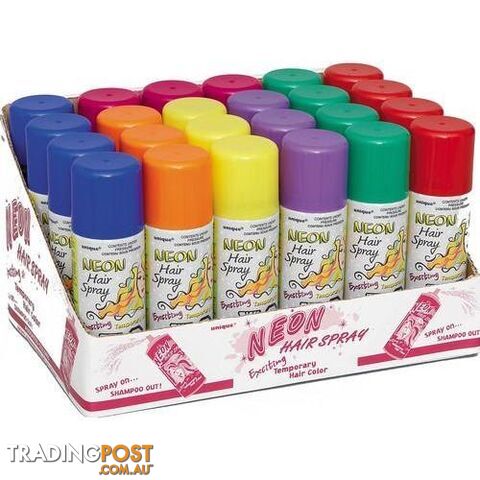 Hair Spray - Neon Assorted - 011179090501