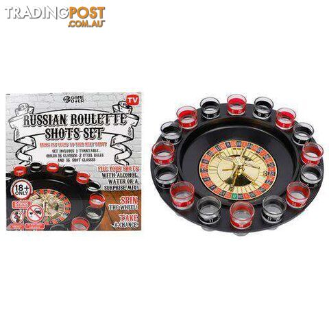 Spin and Shot Drinking Roulette Game Set - 9328644041960