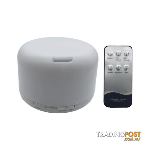 Ultrasonic Led Aroma Humidifier with Remote - 9348262030344