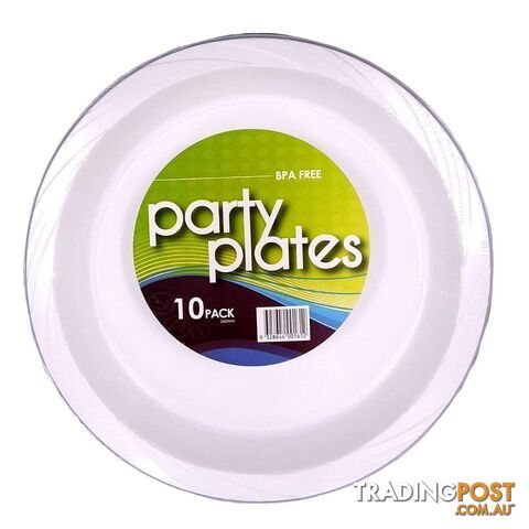 Plastic Plate - 10 Pack 10.25 inch - 9328644001612