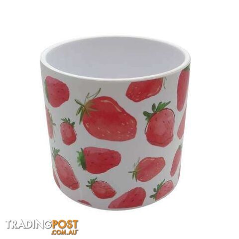 Medium Pot Fruit Range 14x12cm Strawberry Designs - 801042