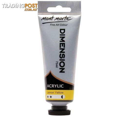 Dimension Acrylic Paint 75ml - Lemon Yellow - 9328577015922