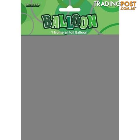 Emerald Green 4 Numeral Foil Balloon 86cm (34) - 9311965506843